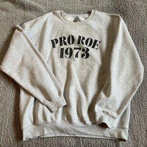 Pro Roe 1973 Gray Sweater